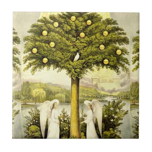 Árvore do azulejo da vida (Frente)