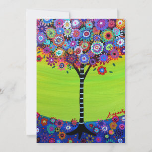 Árvore do Bar de vida Bat Mitzvah - Convites