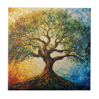 Árvore do Conhecimento - Pintura a óleo