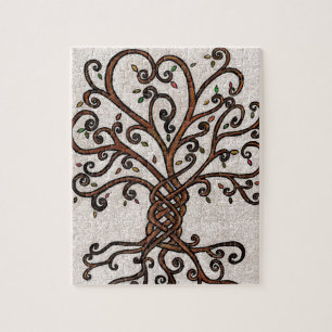 Árvore do quebra-cabeça da vida