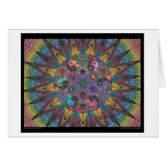 Árvore do zen do cartão da vida