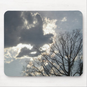 Árvore e céu Mousepad