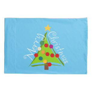 Árvore Feliz de Natal (azul)