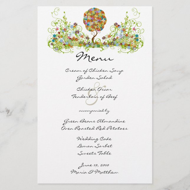 Árvore foliar de papelada florestal entalada (Frente)