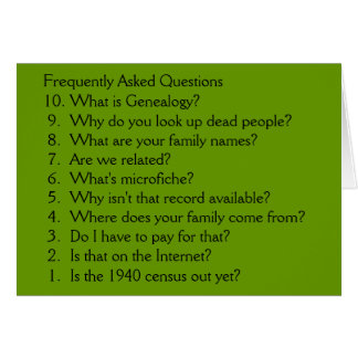 Árvore genealógica - cartão vazio