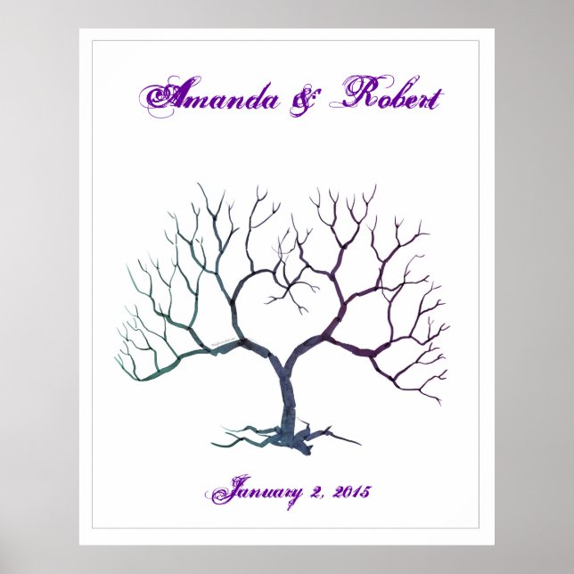 Árvore Impressão de dedo (Frente)