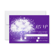 Árvore mágica, luzes cintilantes RSVP de Casamento