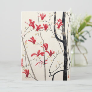 Árvore Magnólia por Kobayashi Kokei, Natureza Vint