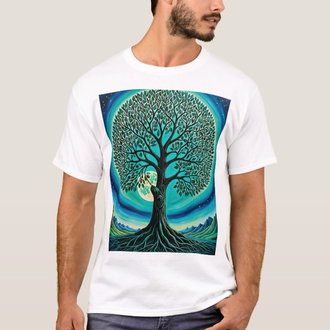 Árvore Mística da Camisa Luminosa (Frente)