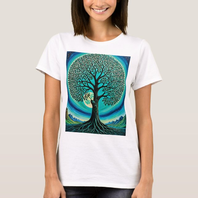 Árvore Mística da Camisa Luminosa (Frente)