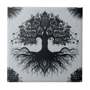 Árvore Mística de Arte do Azulejo de Vida