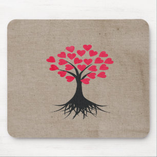 Árvore Mousepad do coração