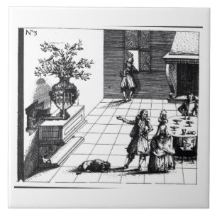 Árvore musical da canção do pássaro, c.1670