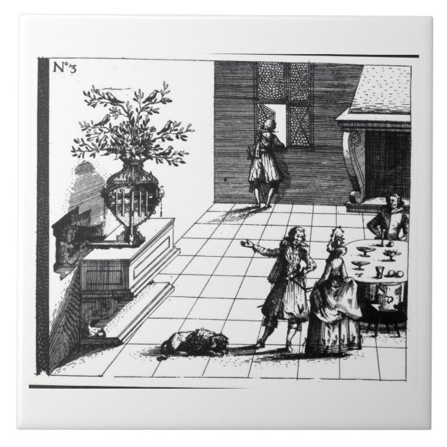 Árvore musical da canção do pássaro, c.1670 (Frente)