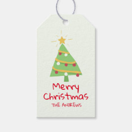 Árvore Natal e Búfalo Vermelho - Etiquetas de pres