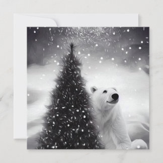 Árvore Natal e Urso Polar