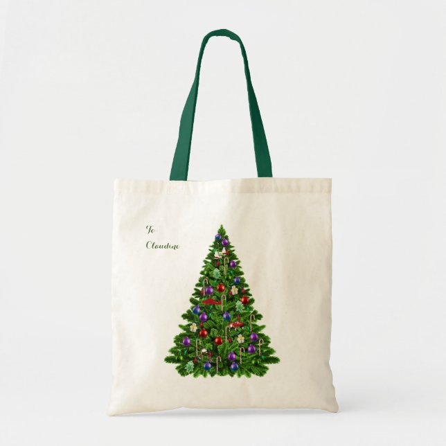 Árvore Natal Para E De Bolsas Orçamentárias (Frente)