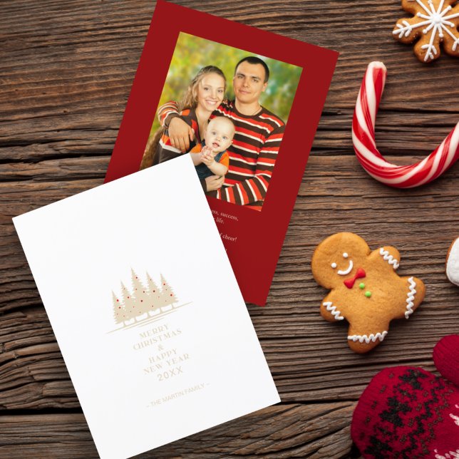 Árvore Natal Tradicional e Elegante Família de Fot (Criador carregado)