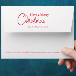 Árvore natalícia moderna, cega, vermelha, Script d