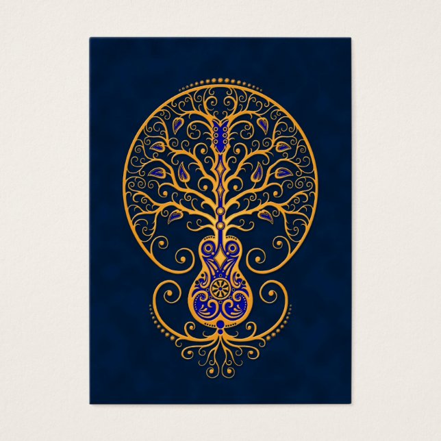 Árvore ouro de Violão Azul da Vida (Frente)