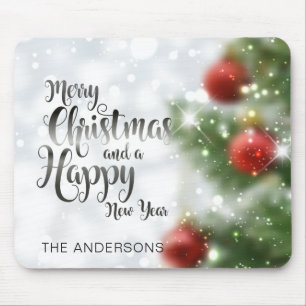 Árvore personalizada   Mousepad do Feliz Natal