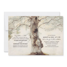 Árvore russa e convites para casamentos cardíacos 