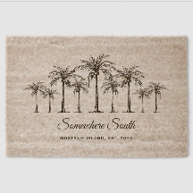 Árvore Tropical de Coco Elegante - Personalizada