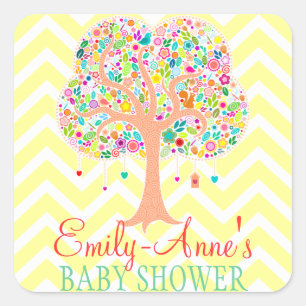 Árvore Whimsical - Etiquetas de adesivos Personali