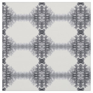 Árvores cobertos de neve e tecido da foto dos