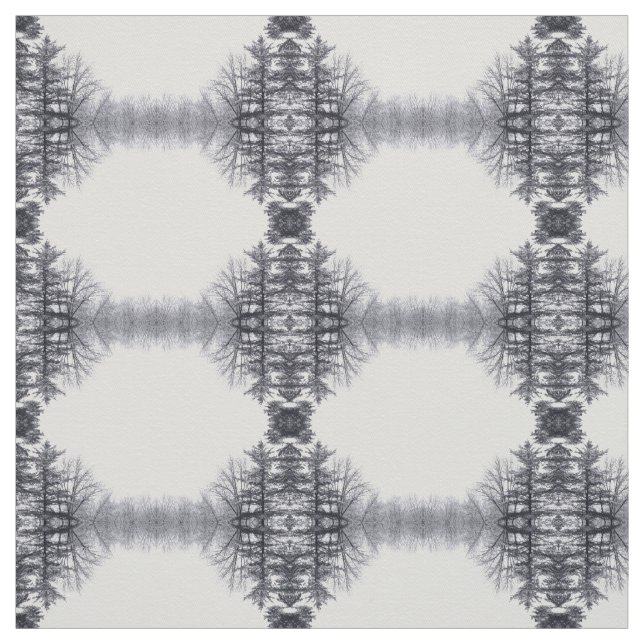 Árvores cobertos de neve e tecido da foto dos (Modelo)