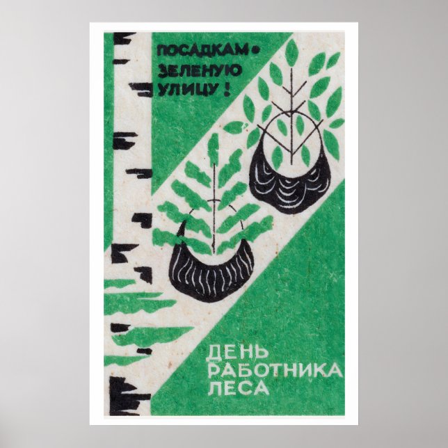 Árvores Crescentes - - Impressão Caixa de Fósforos (Frente)