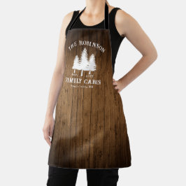 Árvores de Cabina da Família Rustic Country Plank 