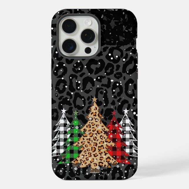 Árvores de Natal com Estampa de Leopardo  (Verso)