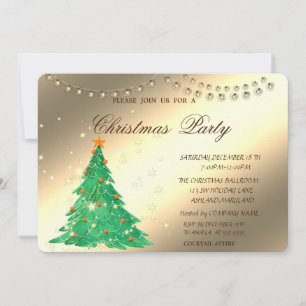 Árvores de Natal, Convite para Festa de Natal Corp