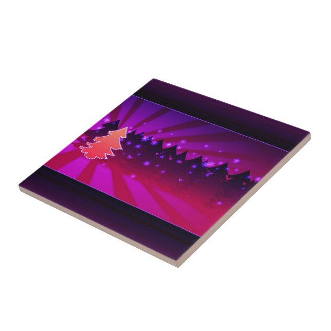 Árvores de Natal - Formas de Roxo (Lateral)