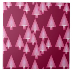 Árvores de Natal metálicas modernas - rosa & vin