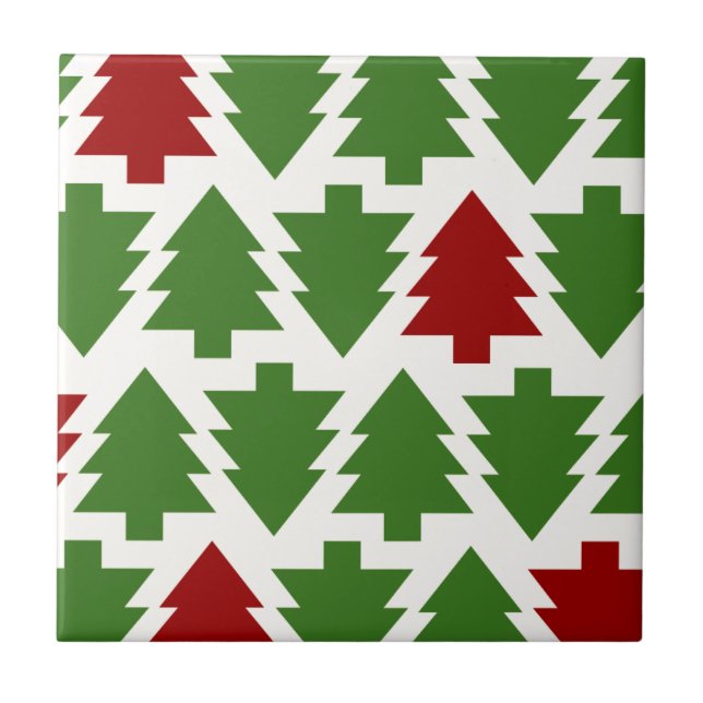 Árvores de Natal Padrão de Feriado (Frente)