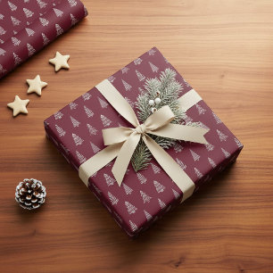 Árvores de Natal & Rolo de Papel de Embrulho Verme