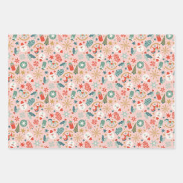 Árvores de Papais noeis de Natal Estrelas Molhando