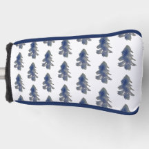 Árvores de Pinheiros da Floresta Azul Escuro