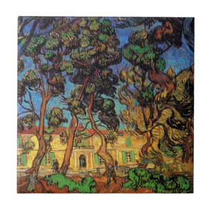 Árvores de Van Gogh no Jardim, Hospital de São Pau