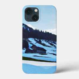 Árvores e florestas de coníferas da colina de Spit