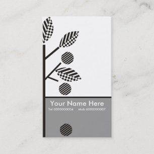 Árvores E Seus Cartões de visitas Frutas