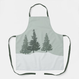 Árvores Florestais Wonderland de inverno