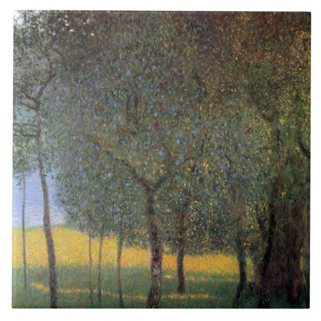 Árvores frutas, Gustav Klimt (Frente)