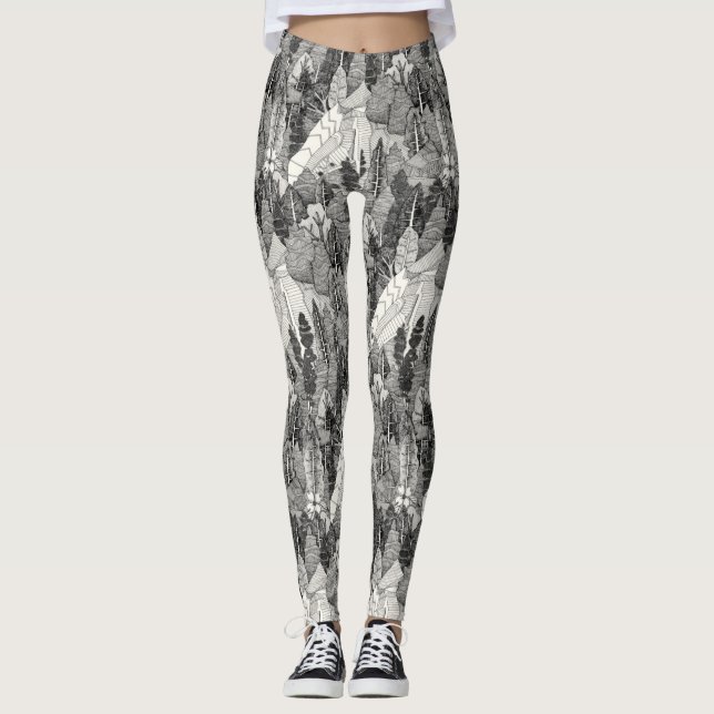 árvores NC leggings pretas (Frente)