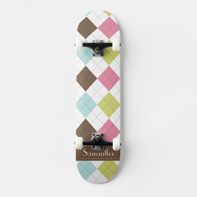 Aryle Diamond Stitch Comp Skateboard (Frente)