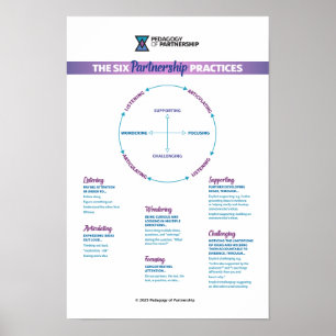 As 6 práticas de parceria Poster 12x18