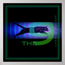 As 9 Vidas do Poster de Gato