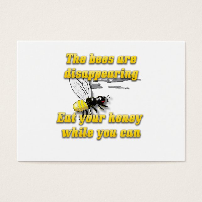 As Abelhas Estão Desaparecendo (Frente)